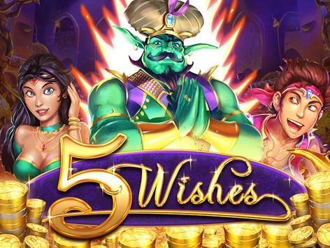 Official Slots logo: 5 Wishes by Pragmatic Play at Robocat