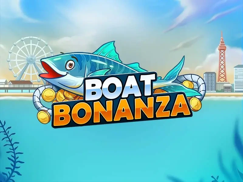 Boat Bonanza slot logo by Play'n GO at Robocat
