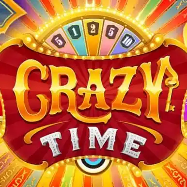 Crazy Time slot logo by Evolution at Robocat