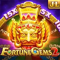 Fortune Gems 2 online game logo by Jili Games on robocatgreece.com
